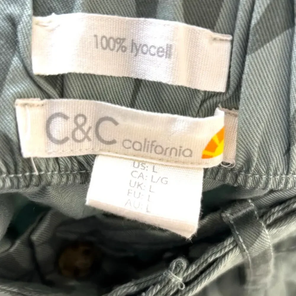 NWT C&C California Palm Leaf Shorts Size Large Vintage Look - Picture 8 of 10